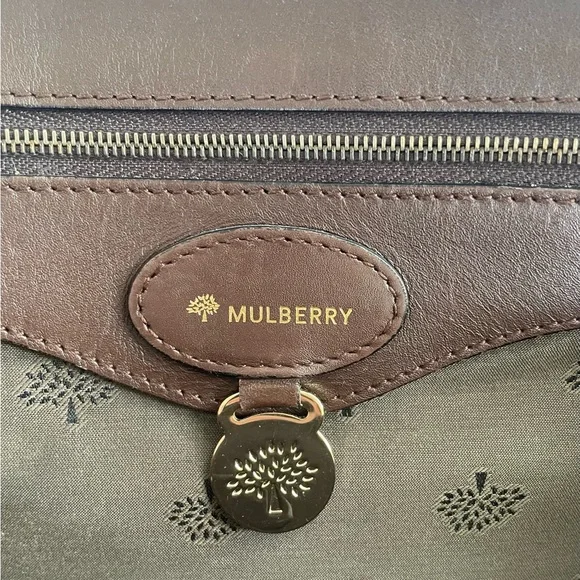 RARE Mulberry Arlington SATCHEL Chocolate Brown 2007 Collection VGC - Picture 6 of 16